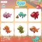 Angels Craft 3D Puzzle Stickers Blind Box – Collectible 3D Sticker Puzzles | Jungle, Dino, Legends, Street & Fin-tastic Squads | 6 Designs per Series | Ages 6+